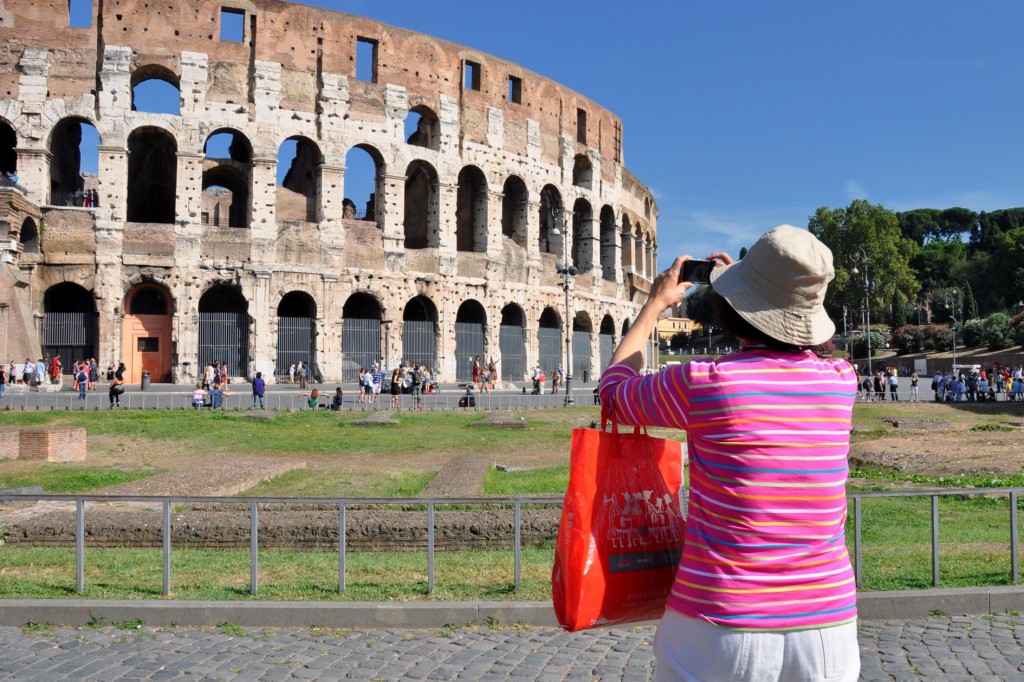 Turisti a Roma